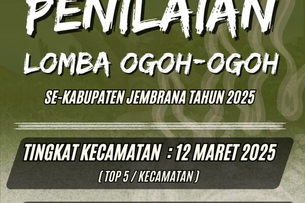 PENILAIAN LOMBA OGOH-OGOH SE-KABUPATEN JEMBRANA