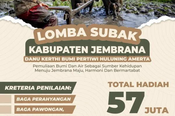 Lomba Subak Kabupaten Jembrana Tahun 2025
